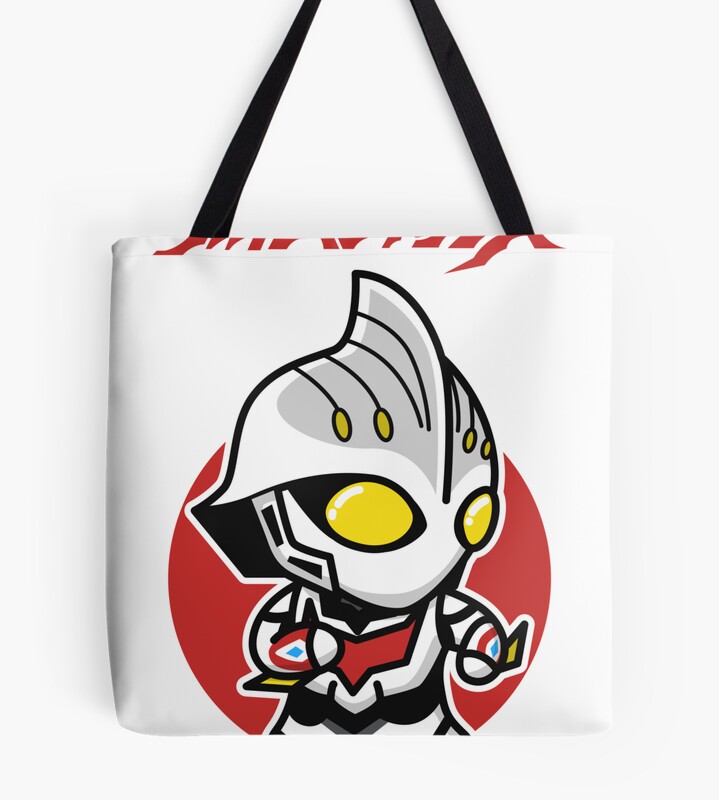 Ultraman Nexus Chibi Style Kawaii Tote Bag