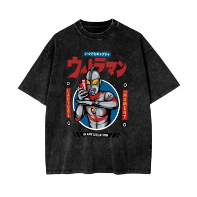 Ultraman20Funny20Mineral20Wash20T Shirt - Ultraman Shop